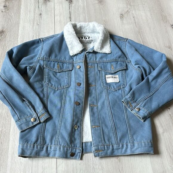 TAYLOR SWIFT 1989 (Taylor's Version) Clean Denim Jacket SZ S NWT - Picture 5 of 8